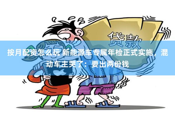 按月配资怎么玩 新能源车专属年检正式实施，混动车主哭了：要出两份钱