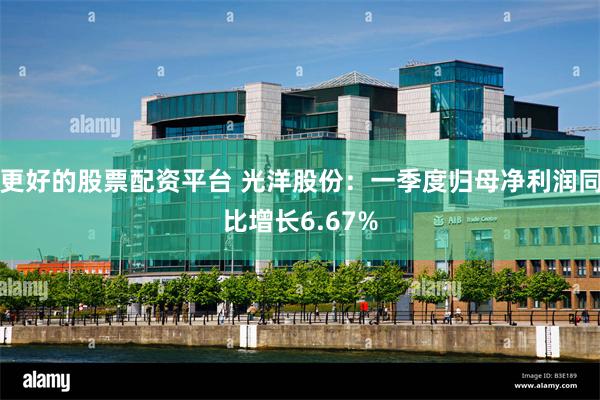 更好的股票配资平台 光洋股份：一季度归母净利润同比增长6.67%