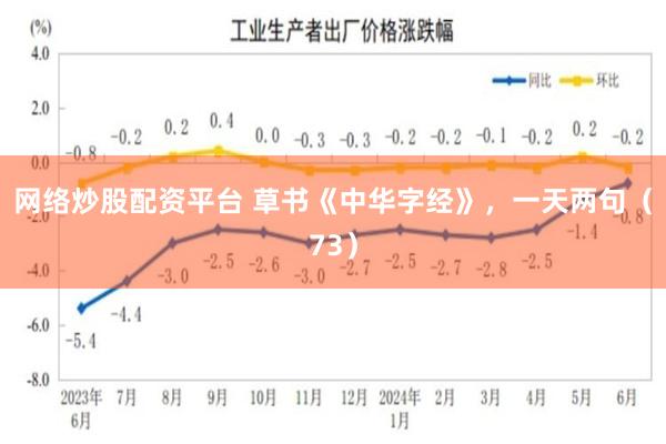 网络炒股配资平台 草书《中华字经》，一天两句（73）