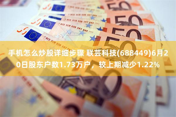 手机怎么炒股详细步骤 联芸科技(688449)6月20日股东户数1.73万户，较上期减少1.22%