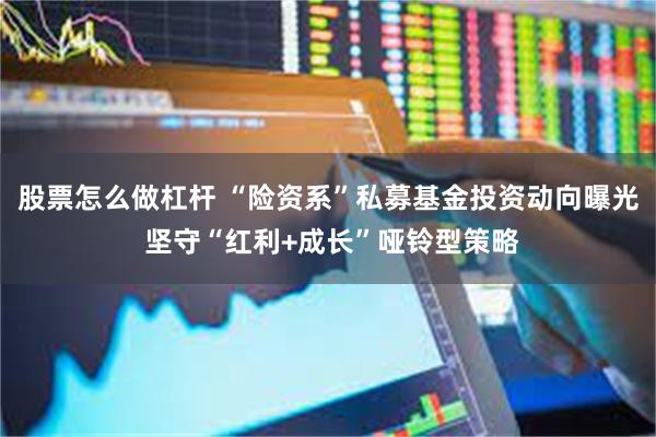 股票怎么做杠杆 “险资系”私募基金投资动向曝光 坚守“红利+成长”哑铃型策略