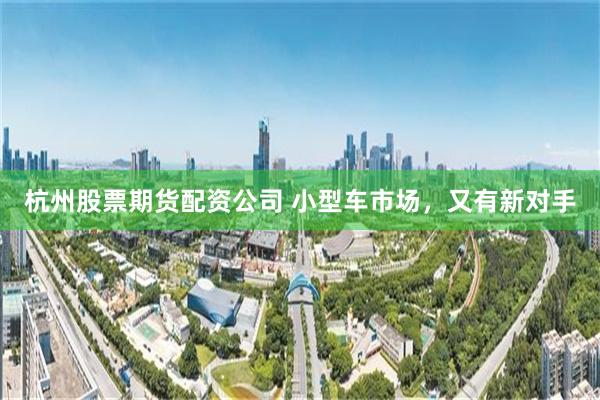 杭州股票期货配资公司 小型车市场，又有新对手
