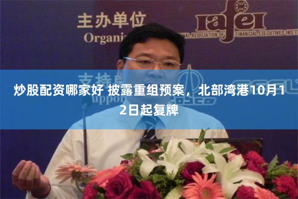 炒股配资哪家好 披露重组预案，北部湾港10月12日起复牌