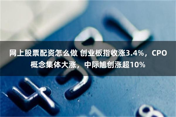 网上股票配资怎么做 创业板指收涨3.4%，CPO概念集体大涨，中际旭创涨超10%
